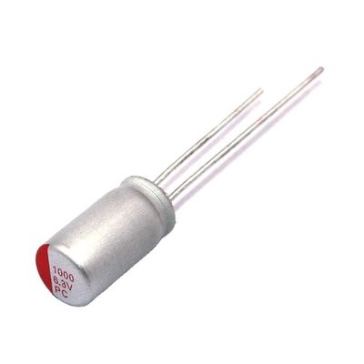 Polimerowe aluminiowe kondensatory stałe z otworem przelotowym 1000 uf 6,3 v 330 UF 16 V
