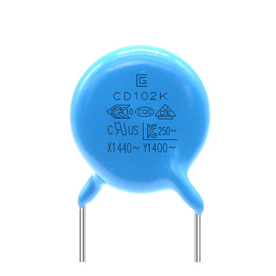 102M 400V P10MM Y5V Odporny na korozję ceramiczny kondensator bezpieczeństwa Y1 Trudnopalny Praktyczny