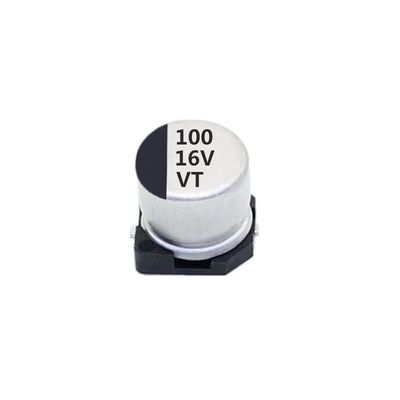 Stabilna wydajność Kondensator SMD 100uf 16v, elektrolityczny kondensator aluminiowy