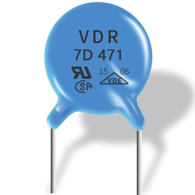 Szybka reakcja 07D471k P5MM Warystor z tlenku metalu Brak polaryzacji dla przewodu zasilającego DC