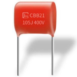 Dobra odporność na wilgoć Metalizowane kondensatory polipropylenowe CBB21 105J 400V P15MM