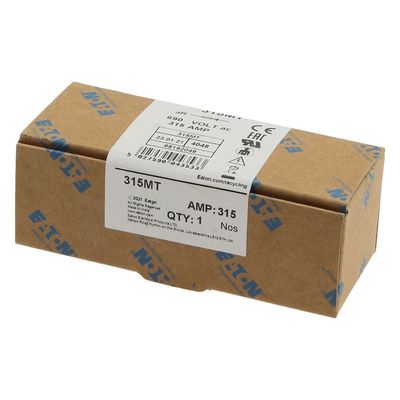 Eaton Bussmann serii wysokiej prędkości standard brytyjski BS88 bezpiecznik 315MT