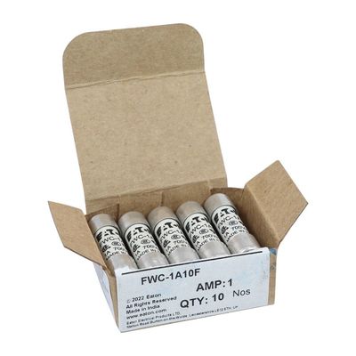 Doskonała zdolność do jazdy na rowerze i wydajność Cramic bezpiecznik Eaton Bussmann 10 X 38 mm Ferrule bezpiecznik FWC-1A10F
