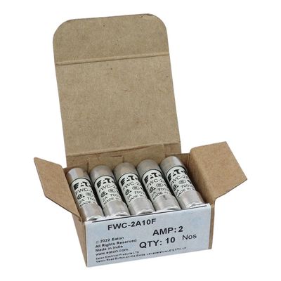 Doskonała zdolność do jazdy na rowerze i wydajność Cramic bezpiecznik Eaton Bussmann 10 X 38 mm Ferrule bezpiecznik FWC-2A10F
