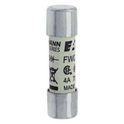 Doskonała zdolność jazdy na rowerze i wydajność Cramic bezpiecznik Eaton Bussmann 10 X 38 mm Ferrule bezpiecznik FWC-4A10F