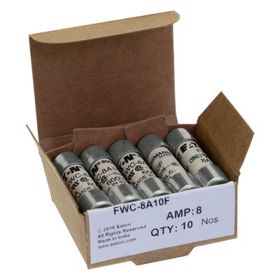 Doskonała zdolność do jazdy na rowerze i wydajność Cramic bezpiecznik Eaton Bussmann 10 X 38 mm Ferrule bezpiecznik FWC-8A10F