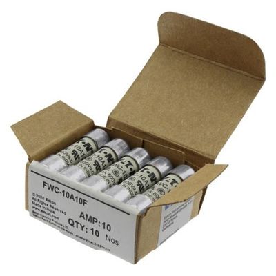 Doskonała zdolność do jazdy na rowerze i wydajność Cramic bezpiecznik Eaton Bussmann 10 X 38 mm Ferrule bezpiecznik FWC-10A10F