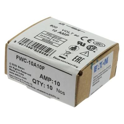 Doskonała zdolność do jazdy na rowerze i wydajność Cramic bezpiecznik Eaton Bussmann 10 X 38 mm Ferrule bezpiecznik FWC-10A10F