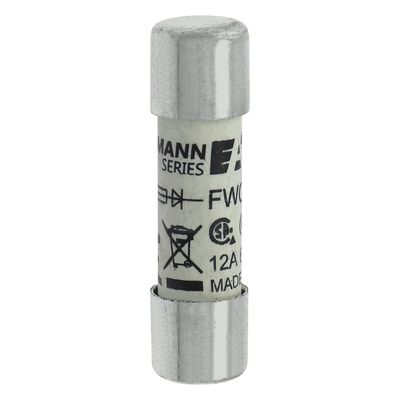 Doskonała zdolność jazdy na rowerze i wydajność Cramic bezpiecznik Eaton Bussmann 10 X 38 mm Ferrule bezpiecznik FWC-12A10F