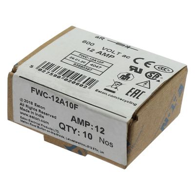 Doskonała zdolność jazdy na rowerze i wydajność Cramic bezpiecznik Eaton Bussmann 10 X 38 mm Ferrule bezpiecznik FWC-12A10F