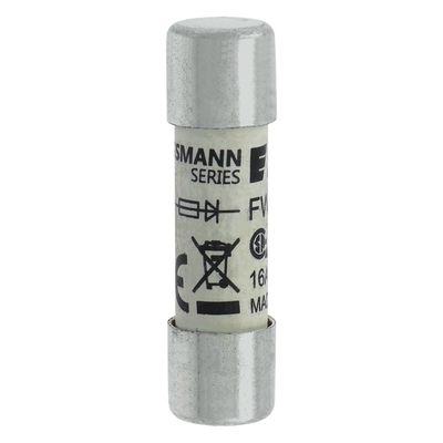 Doskonała zdolność do jazdy na rowerze i wydajność Cramic bezpiecznik Eaton Bussmann 10 X 38 mm Ferrule bezpiecznik FWC-16A10F