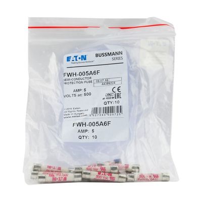 Złącza zabezpieczające do zabezpieczenia prądu stałego FWH-005A 6*32mm